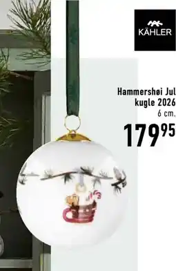 Imerco Hammershøi Jul kugle 2026 tilbud