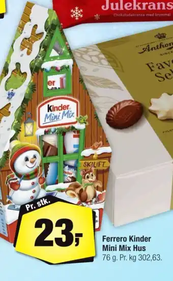 Ferrero kinder mini mix hus