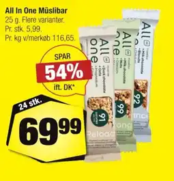 Calle All In One Müslibar tilbud