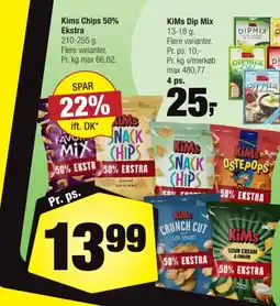 Calle Kims Chips 50% Ekstra tilbud