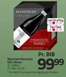 Fleggaard Manfredi Piemonte DOC Rosso tilbud