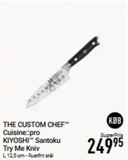 Imerco THE CUSTOM CHEF Cuisine::pro KIYOSHI™ Santoku tilbud