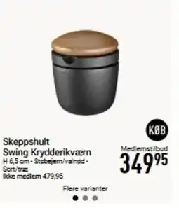 Imerco Skeppshult Swing Krydderikværn tilbud