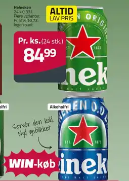 Fleggaard Heineken tilbud