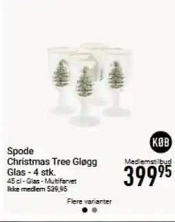 Imerco Spode Christmas Tree Gløgg Glas - 4 stk. tilbud