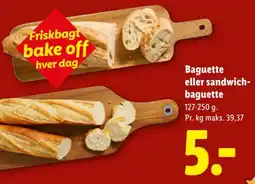 Lidl Baguette tilbud