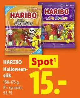 Lidl Haribo halloween-slik tilbud
