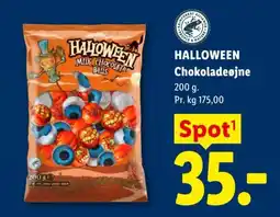 Lidl Halloween Chokoladeøjne tilbud