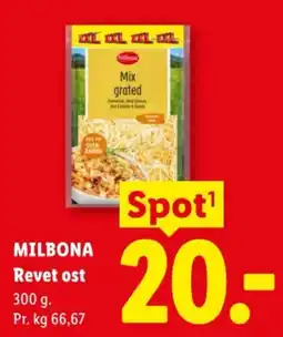 Lidl Milbona Revet ost tilbud