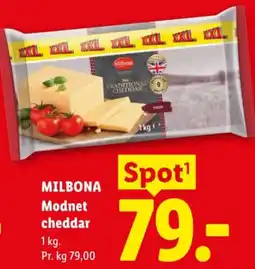 Lidl Milbona modnet cheddar tilbud