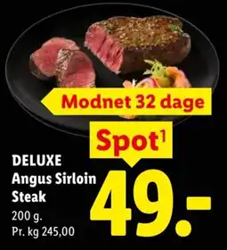 Lidl Angus Sirloin Steak tilbud