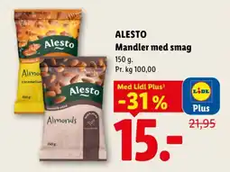 Lidl Alesto Mandler med smag tilbud