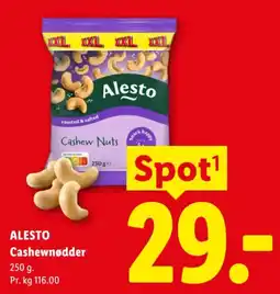 Lidl Alesto Cashewnødder tilbud