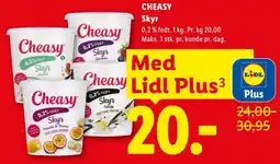 Lidl Cheasy Skyr tilbud