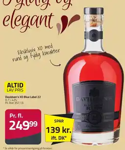 Fleggaard Davidsons Xo Blue Label 22 tilbud
