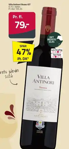 Fleggaard Villa Antinori Rosso IGT tilbud