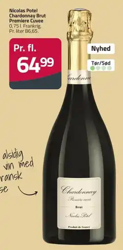 Fleggaard Nicolas Potel Chardonnay Brut Premiere Cuvee tilbud