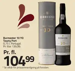 Fleggaard Burmester 10 Yo Tawny Port tilbud