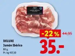Lidl DELUXE Jamón Ibérico tilbud
