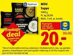Lidl MOU Suppe tilbud
