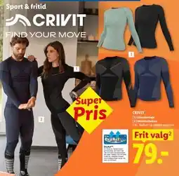 Lidl CRIVIT Skiundertrøje tilbud