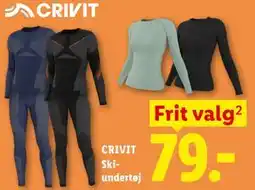 Lidl CRIVIT Skiundertøj tilbud