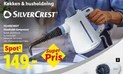 Lidl SILVERCREST Håndholdt damprenser tilbud