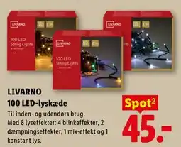 Lidl LIVARNO 100 LED-lyskæde tilbud