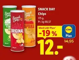 Lidl SNACK DAY Chips, App-pris tilbud