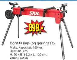 Harald Nyborg Bord til kap- og geringssav tilbud
