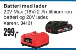 Harald Nyborg Batteri med lader tilbud
