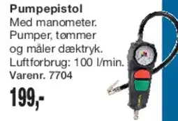 Harald Nyborg Pumpe-/dækpistol med manometer tilbud