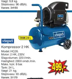 Harald Nyborg Kompressor 2 HK (Model HC26) tilbud