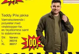 Harald Nyborg Teddy Pile jakke tilbud