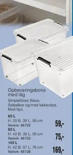 Harald Nyborg Opbevaringsboks med låg tilbud