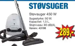 Harald Nyborg Støvsuger 450 W tilbud