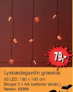 Harald Nyborg Lyskædegardin græskar tilbud