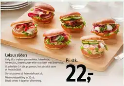 Føtex Luksus sliders tilbud