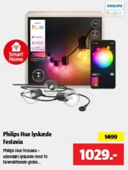 Bauhaus Philips Hue lyskæde Festavia tilbud