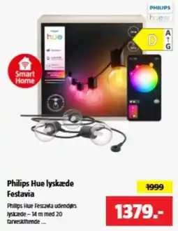 Bauhaus Philips Hue lyskæde Festavia tilbud