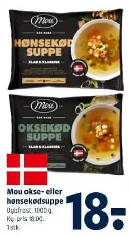 Coop 365 Mou oksekødsuppe tilbud