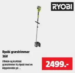 Bauhaus Ryobi græstrimmer 36V tilbud
