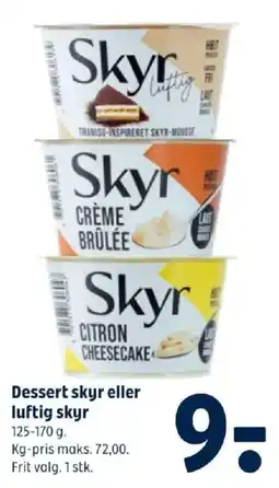 Coop 365 Skyr dessert skyr eller luftig skyr tilbud