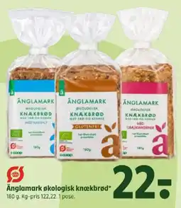Coop 365 Änglamark økologisk knækbrød tilbud