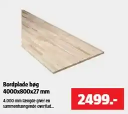 Bauhaus Bordplade bøg tilbud