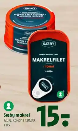 Coop 365 Sæby makrelfilet i tomat tilbud
