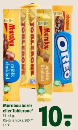 Coop 365 Marabou barer eller Toblerone tilbud