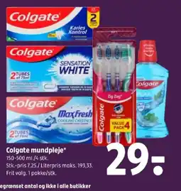 Coop 365 Colgate mundpleje tilbud