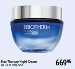 Matas Biotherm blue therapy night cream tilbud