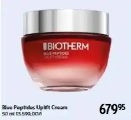 Matas Biotherm blue peptides uplift cream tilbud